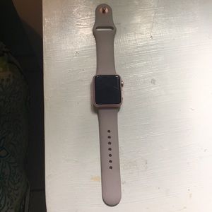 Rose gold Apple Watch